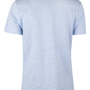 Evy Blå V-ringad Linne T-shirt