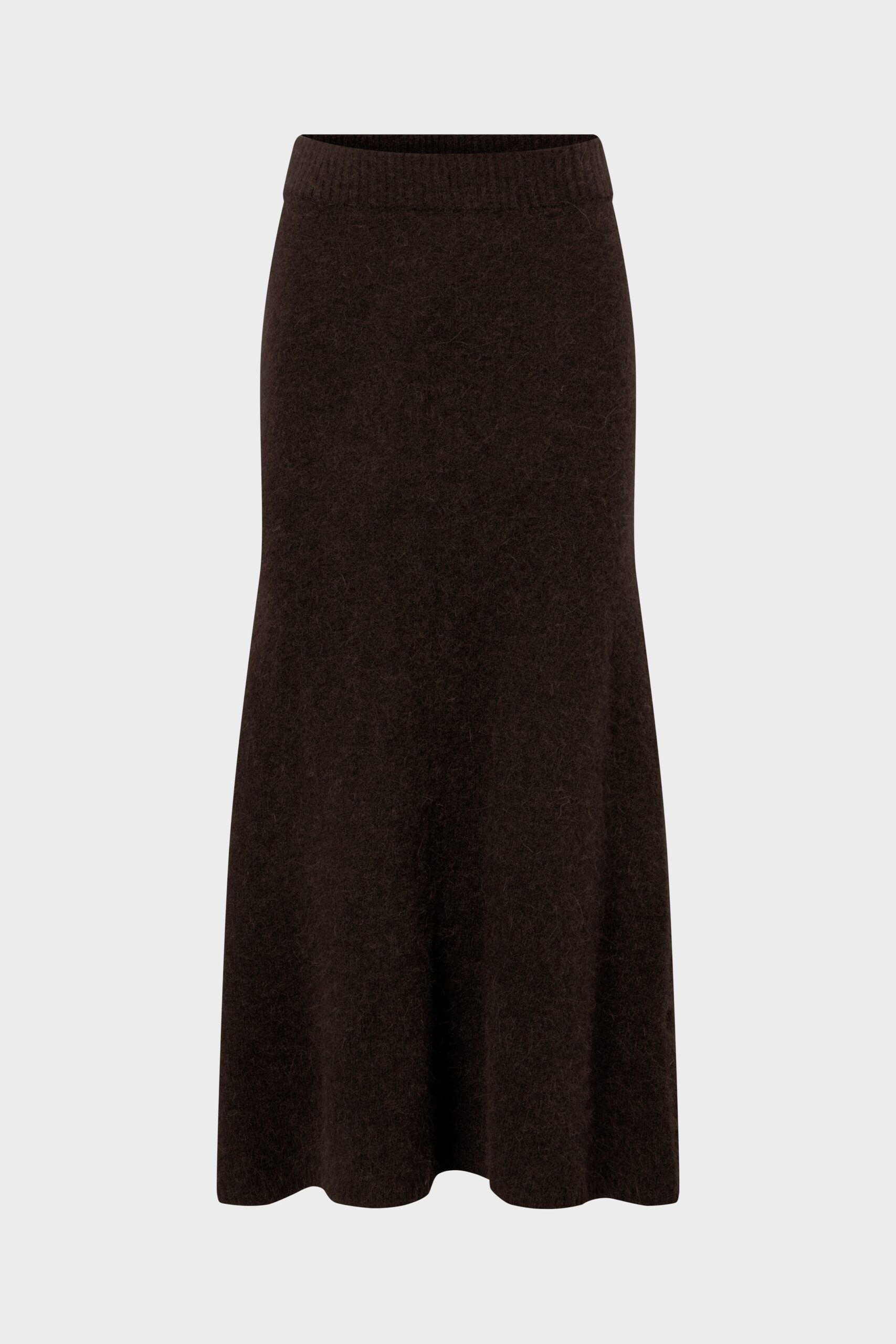 Israa Knitted Skirt - mocha brown