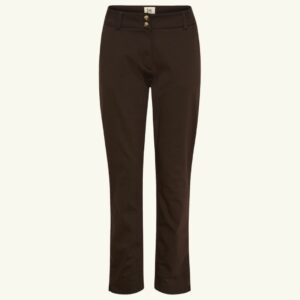 Isay Chino Pant - dark brown long